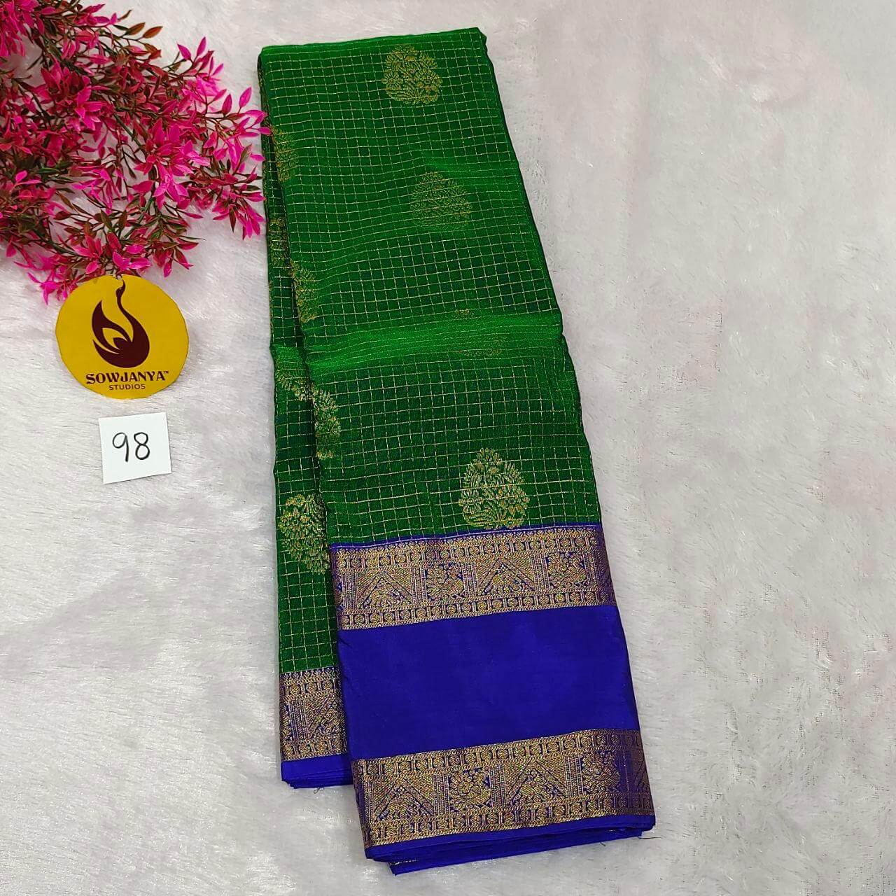 VINTAGE Seiko Gadwal Pattu Sarees(98) - WAVE