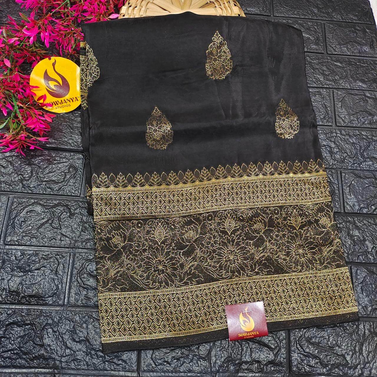 PURE BANARAS H-HO SILK(black) - BOOM