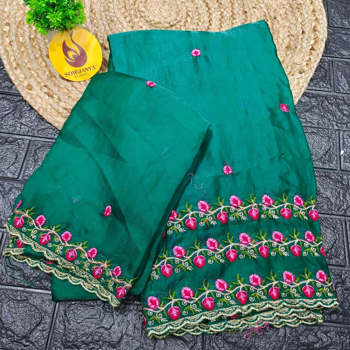Premium Space Silk work Saree - SSPCE