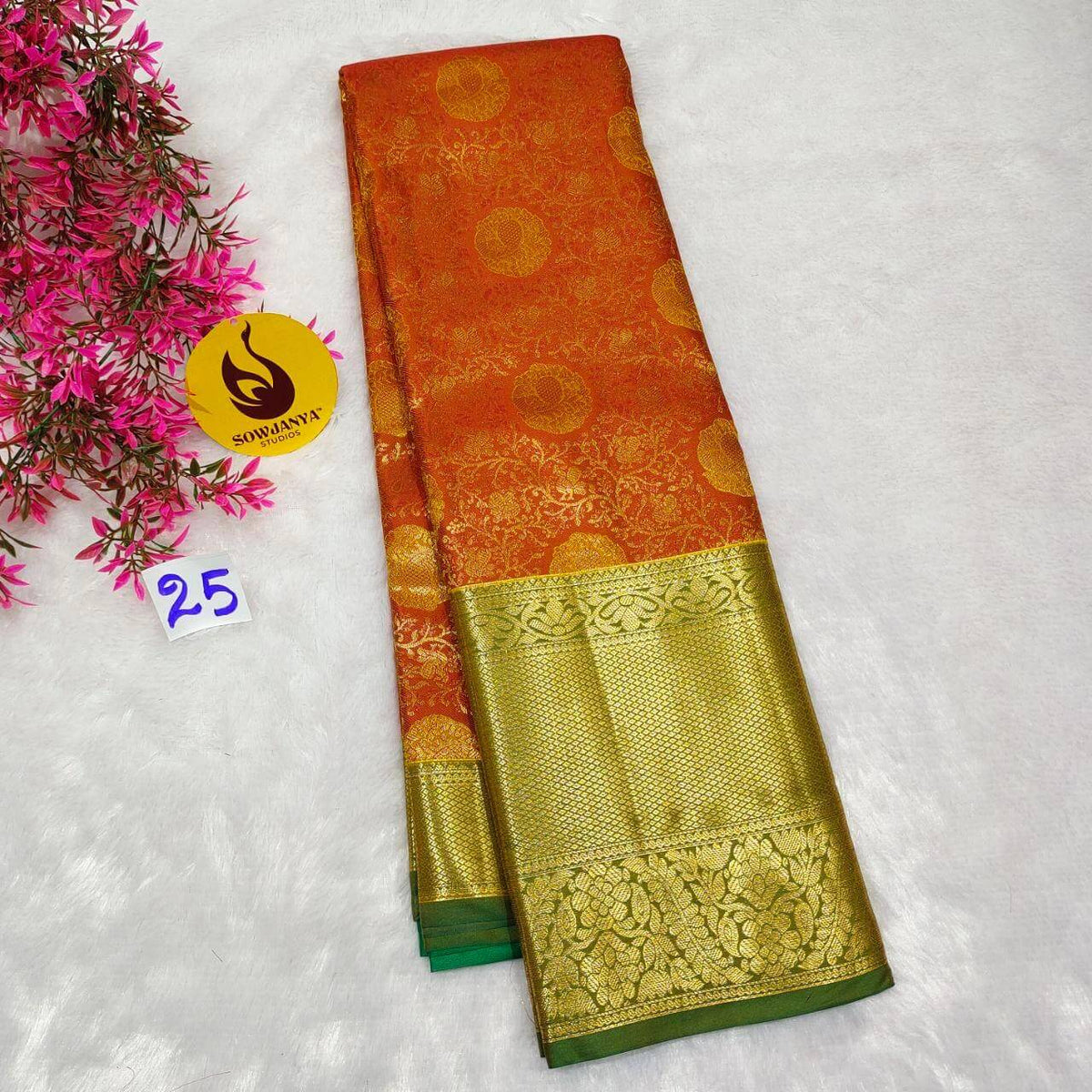 Premium Dharmavaram Pattu Sarees (025)- SSDHM