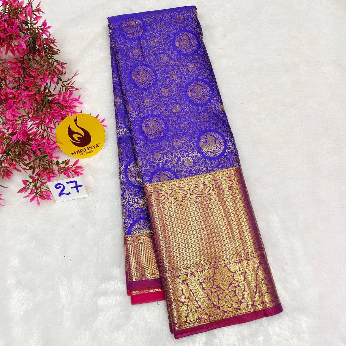 Premium Dharmavaram Pattu Sarees (027)- SSDHM