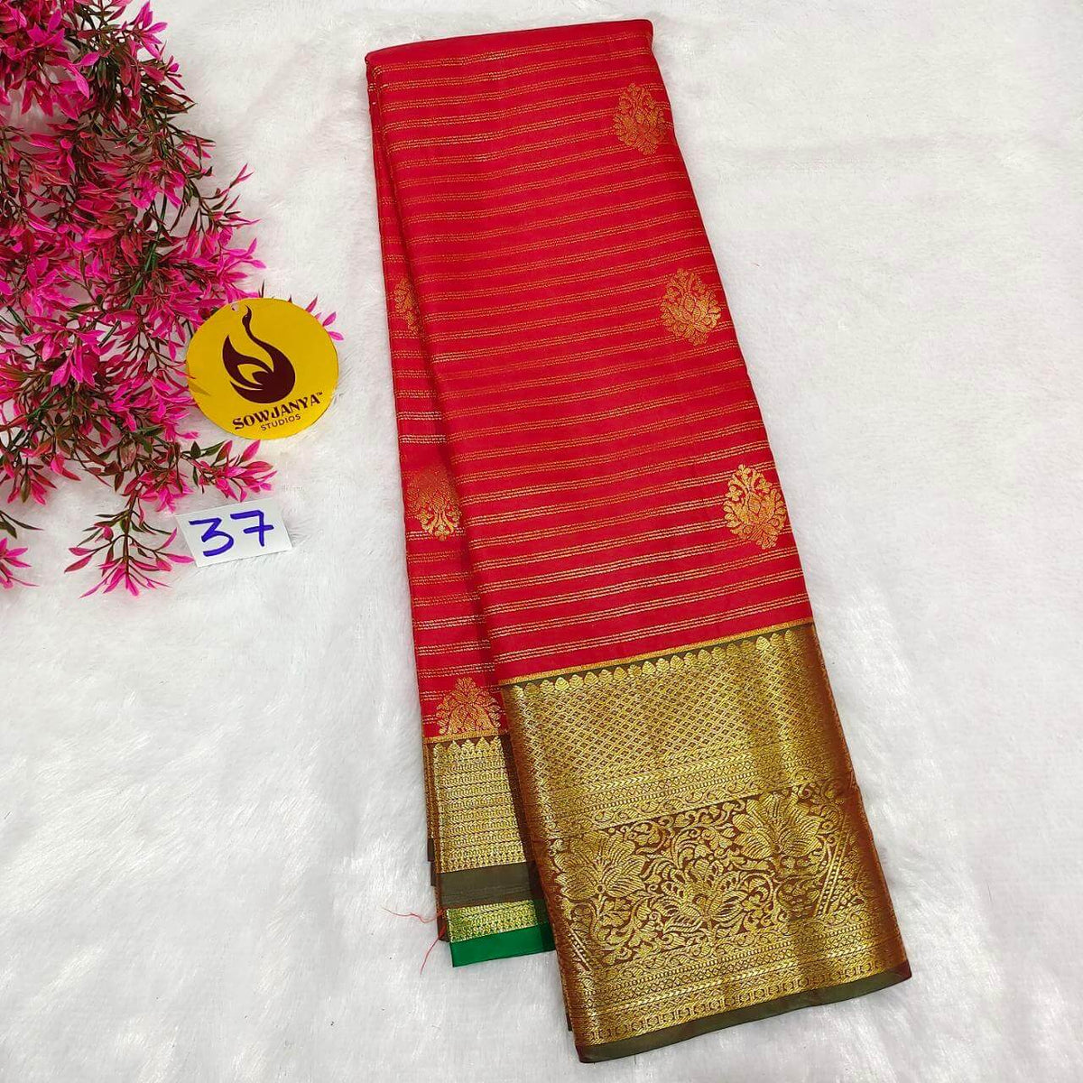 Premium Dharmavaram Pattu Sarees (037)- SSDHM