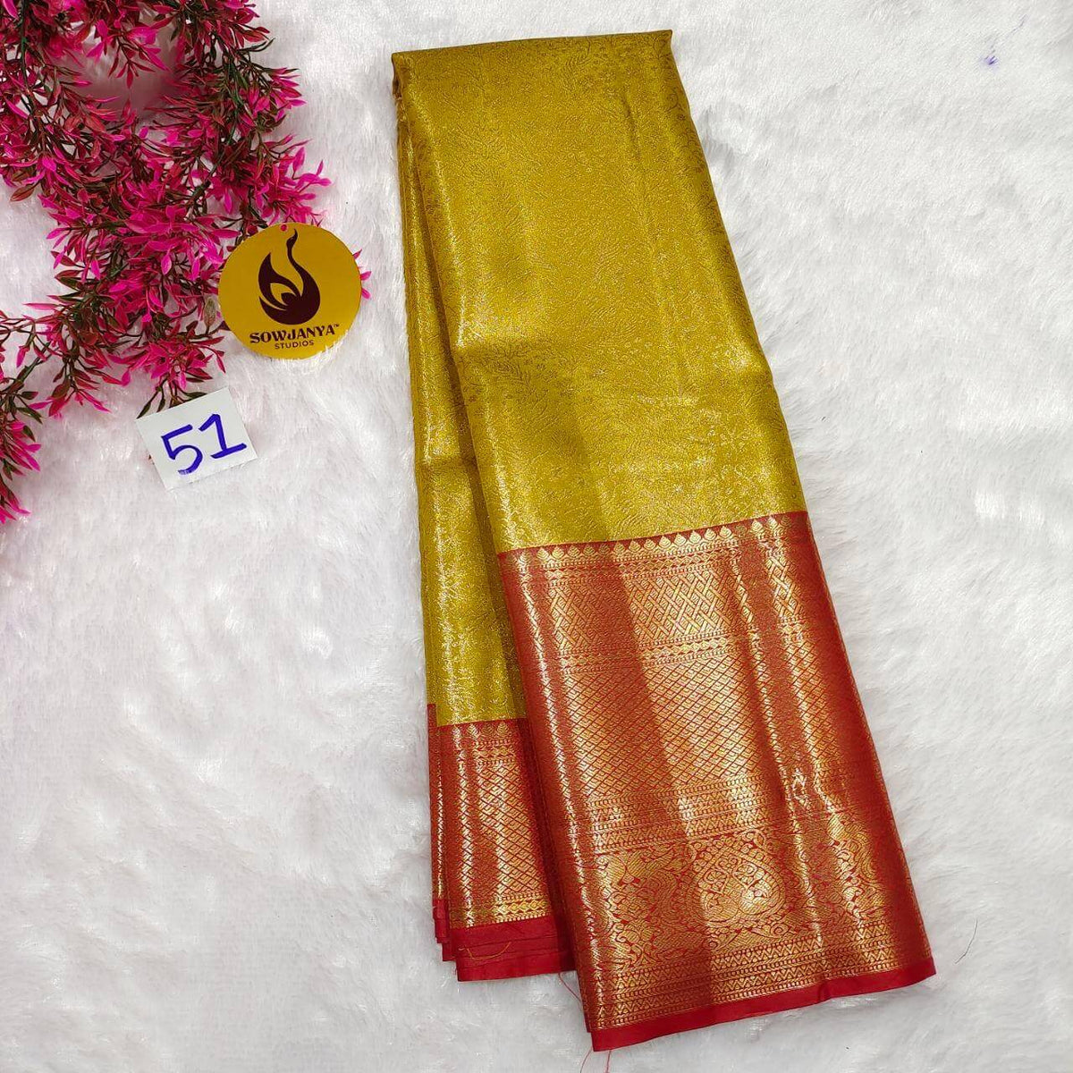 Premium Dharmavaram Pattu Sarees (051)- SSDHM