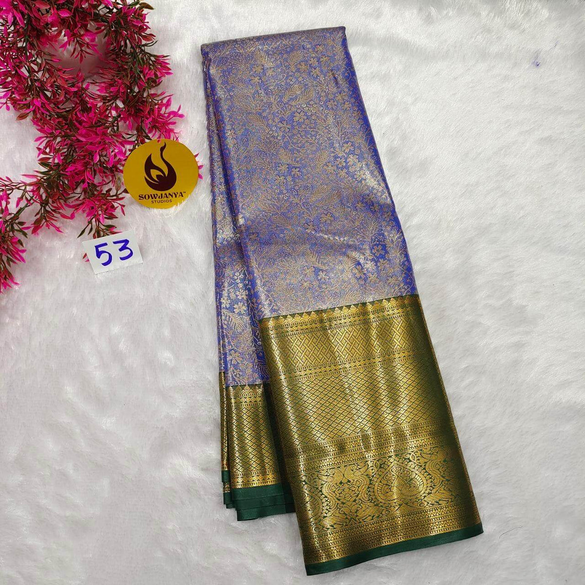 Premium Dharmavaram Pattu Sarees (053)- SSDHM