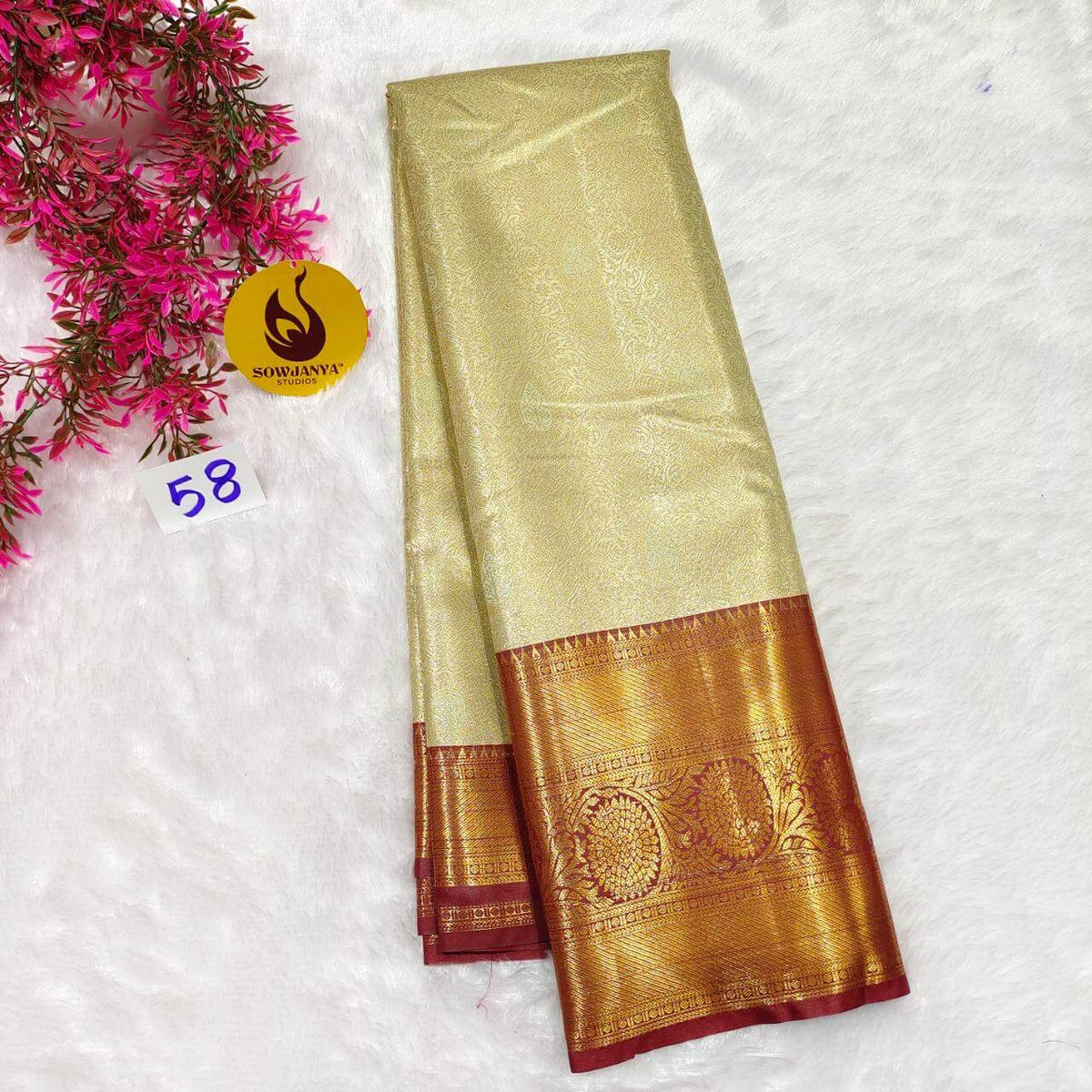 Premium Dharmavaram Pattu Sarees (058)- SSDHM