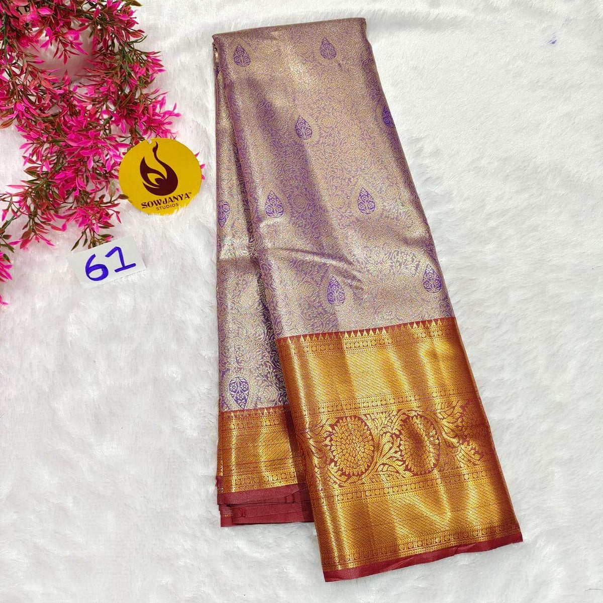 Premium Dharmavaram Pattu Sarees (061)- SSDHM