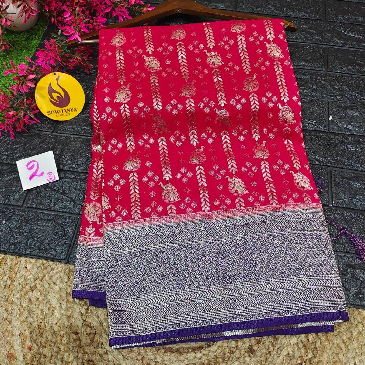 Premium BANARASI Sarees (2) - GLOW