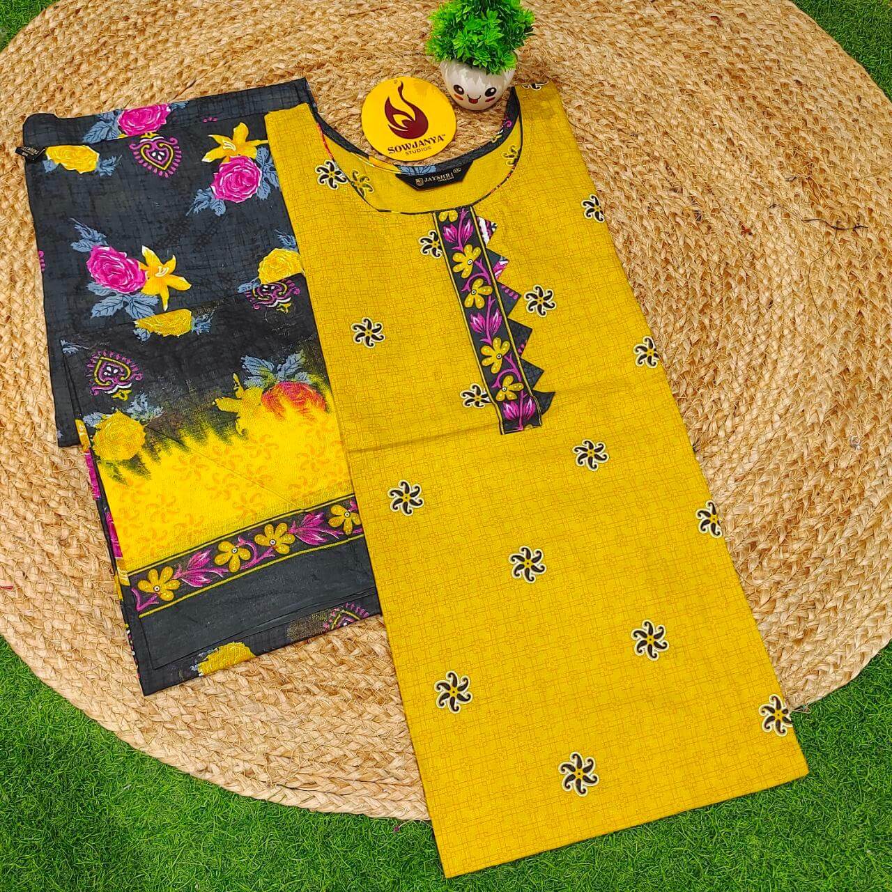 Cotton Fully Stiched 3 Piece Dresses - DRESS10