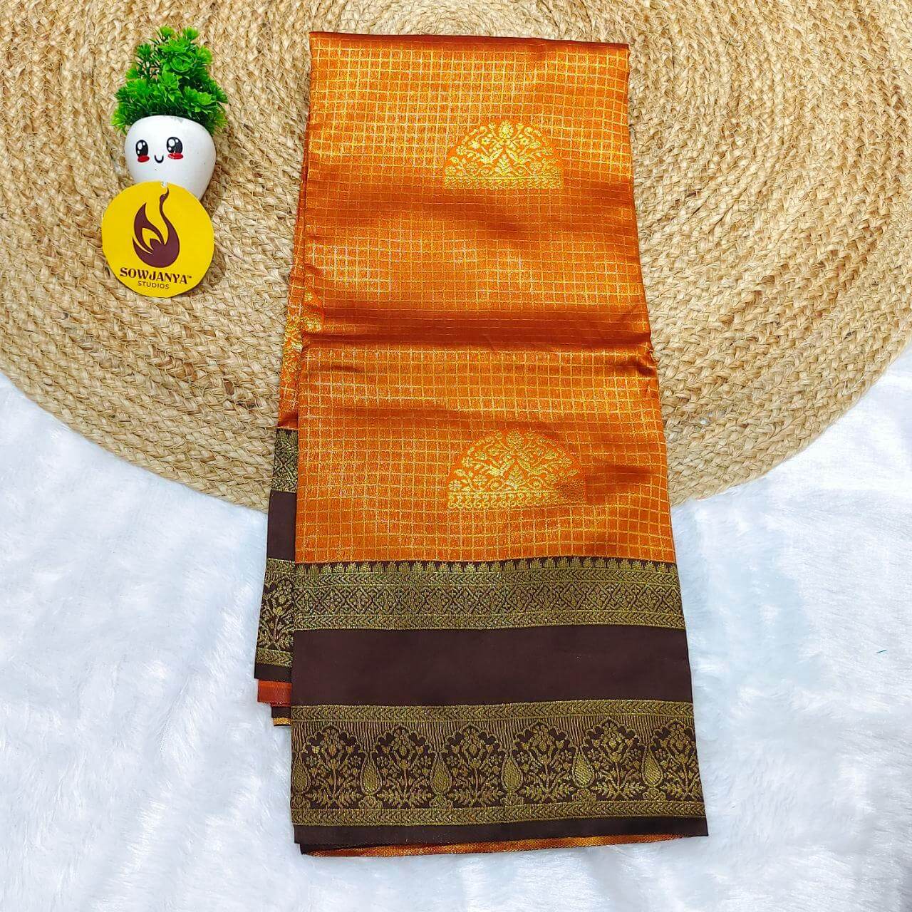 Soft Semi kanchi Pattu Sarees - SSTKB18