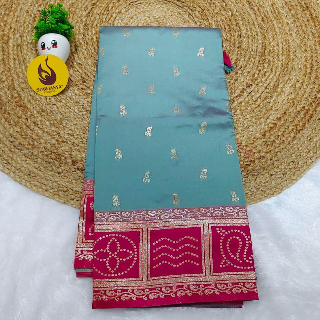 Soft Semi kanchi Pattu Sarees - SSTKB11