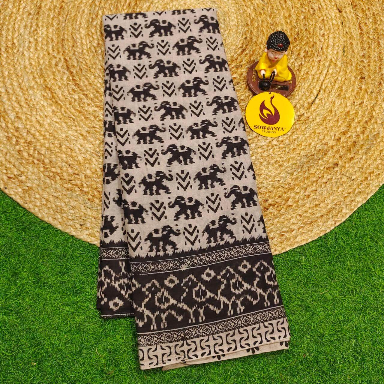 ORIGINAL PEDANA KALAMKARI Cotton Sarees - BOMMA8