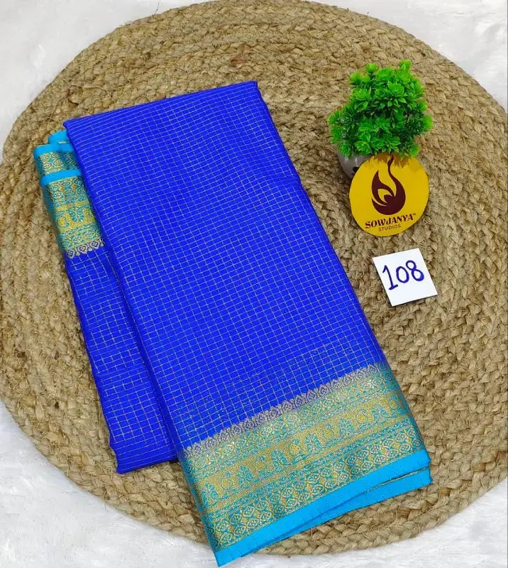 Premium Quality Mysore Crepe Sarees With Rich Pallu - MYSORE0108