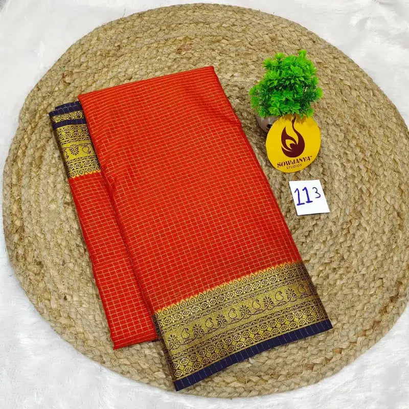 Premium Quality Mysore Crepe Sarees With Rich Pallu - MYSORE0113