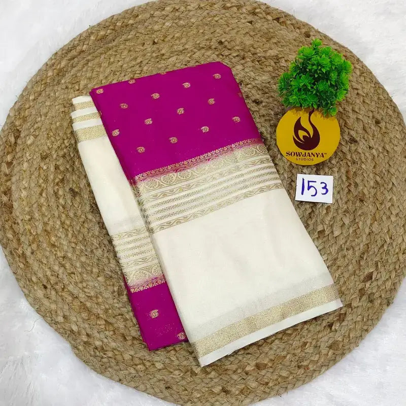 Premium Quality Mysore Crepe Sarees - MYSORE0153