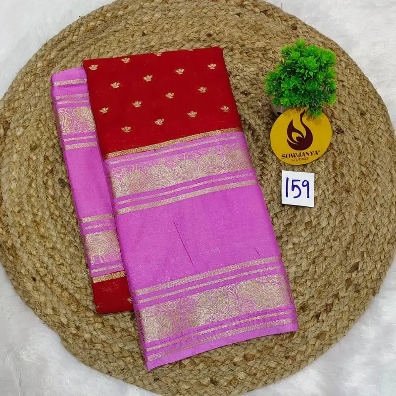 Premium Quality Mysore Crepe Sarees - MYSORE0159