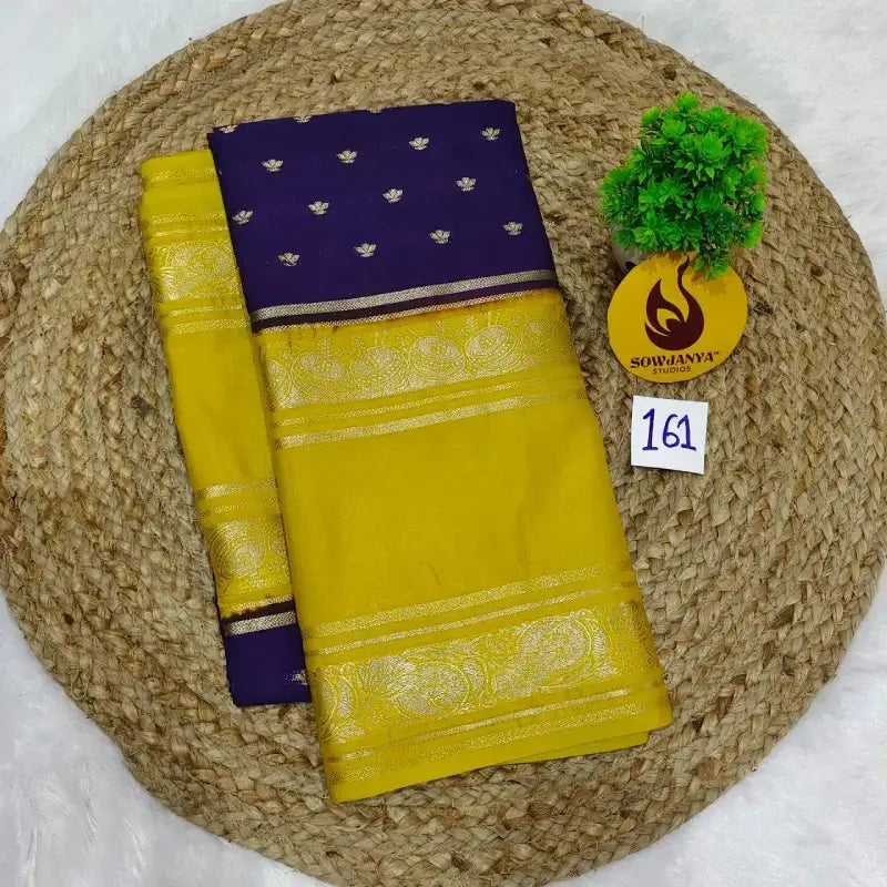 Premium Quality Mysore Crepe Sarees - MYSORE0161