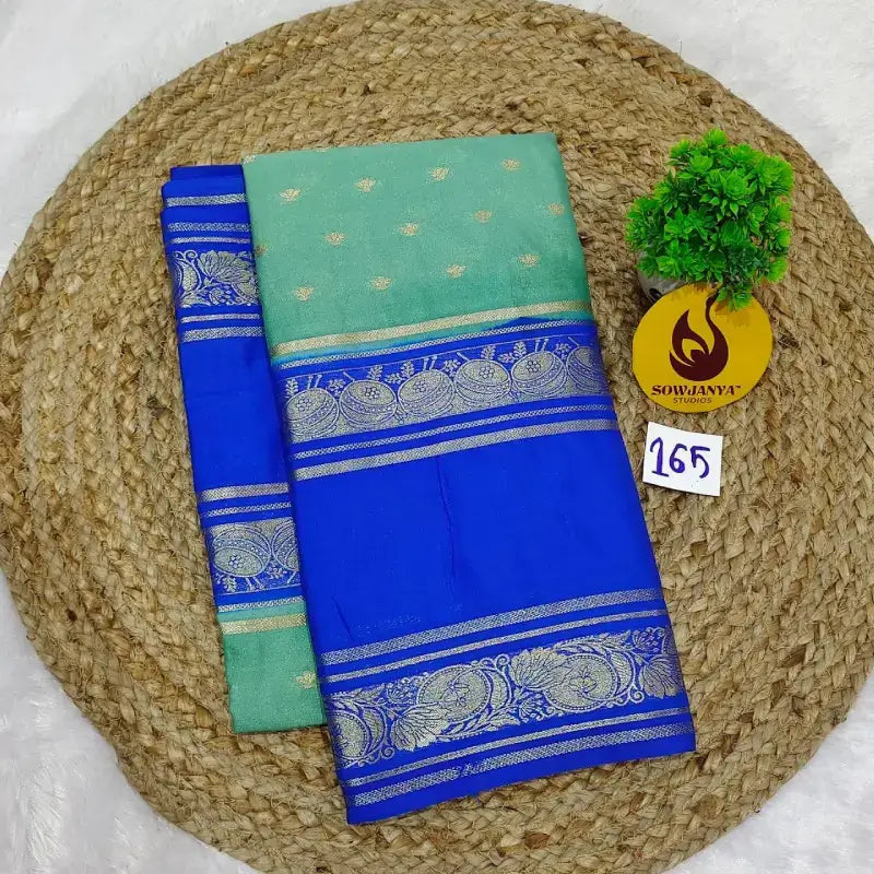 Premium Quality Mysore Crepe Sarees - MYSORE0165