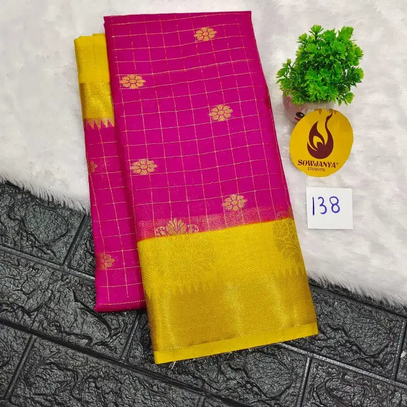 Premium Quality Mysore Crepe Sarees - MYSORE0138