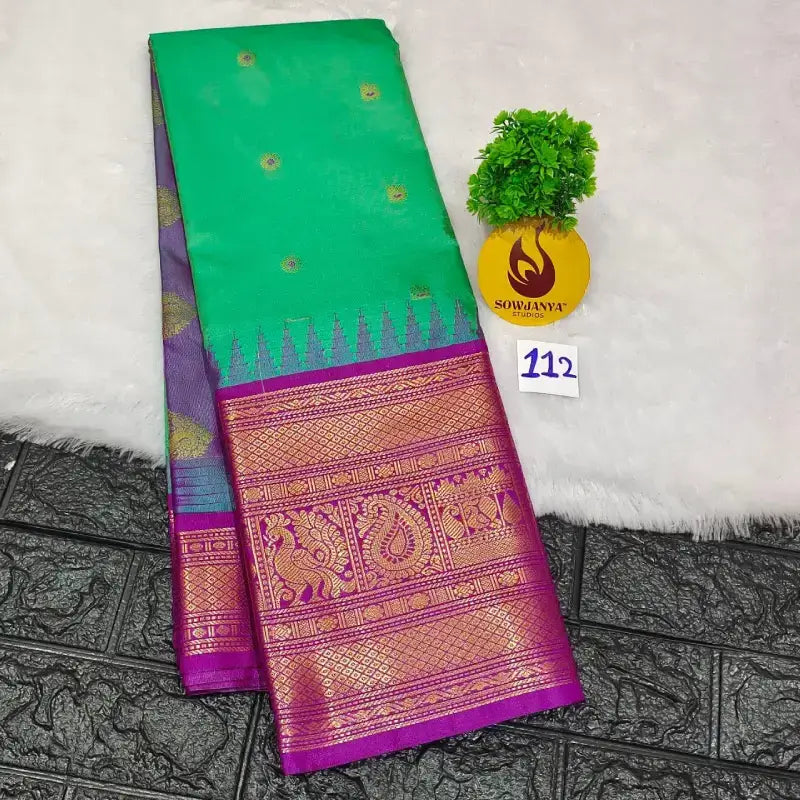Premium Semi Gadwal Sarees - VIBE112