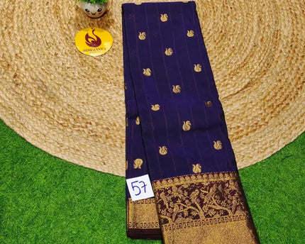 VINTAGE Seiko Gadwal Pattu Sarees - WAVE57