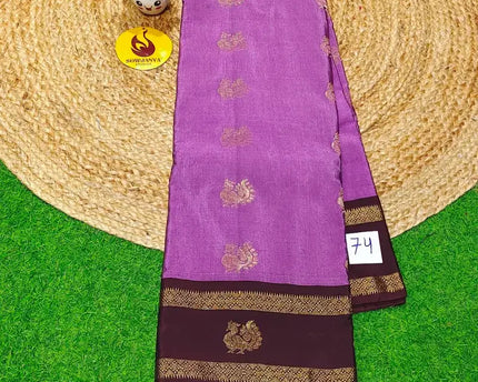 VINTAGE Seiko Gadwal Pattu Sarees - WAVE74