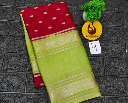 Premium Quality Mysore Crepe Sarees -MYSORE4