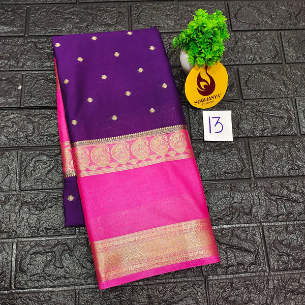 Premium Quality Mysore Crepe Sarees -MYSORE13
