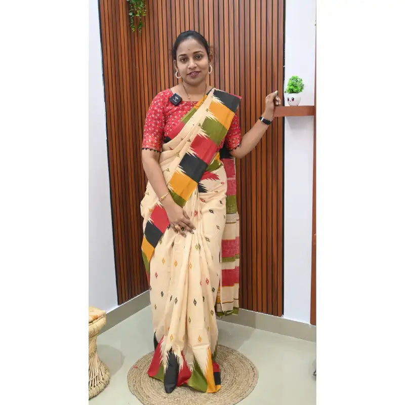 Designer MUL Cotton Sarees  - TREAT5