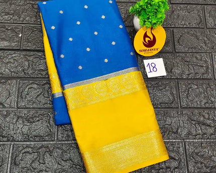 Premium Quality Mysore Crepe Sarees -MYSORE18
