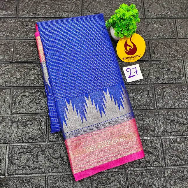 Premium Quality Mysore Crepe Sarees with Rich Pallu  -MYSORE27
