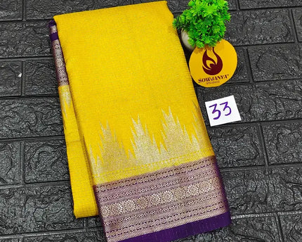 Premium Quality Mysore Crepe Sarees with Rich Pallu-MYSORE33