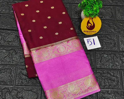 Premium Quality Mysore Crepe Sarees -MYSORE51