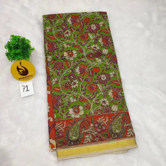 ORIGINAL PEDANA Kalamkari KOTA Cotton Sarees (71)- BLEND