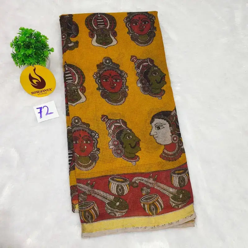 ORIGINAL PEDANA Kalamkari KOTA Cotton Sarees (72)- BLEND