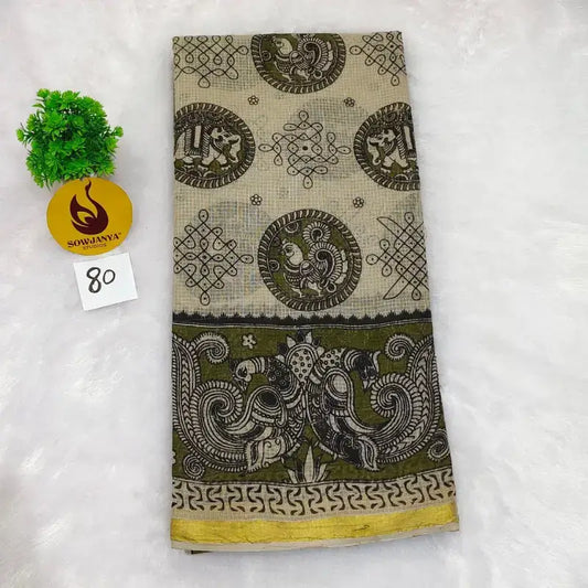 ORIGINAL PEDANA Kalamkari KOTA Cotton Sarees (80)- BLEND