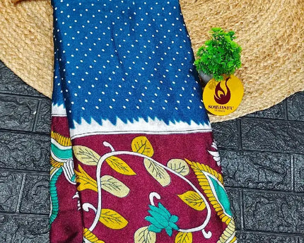 Rasmalai Crush Sarees With Bandini Design - MALAI2