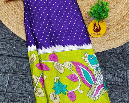 Rasmalai Crush Sarees With Bandini Design - MALAI1