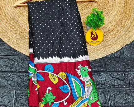 Rasmalai Crush Sarees With Bandini Design - MALAI5