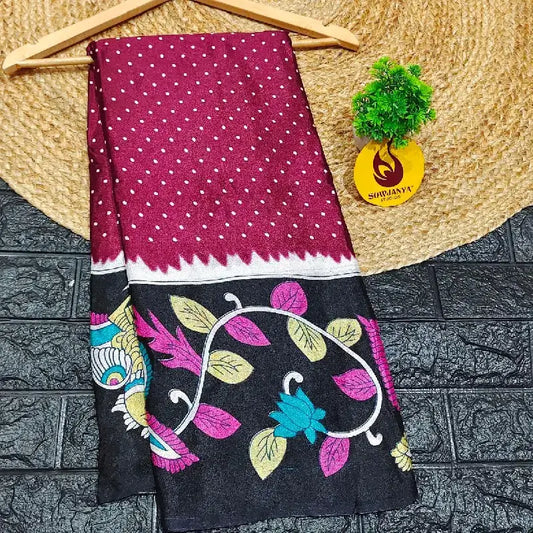 Rasmalai Crush Sarees With Bandini Design - MALAI3
