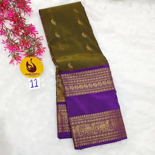 VINTAGE Seiko Gadwal Pattu Sarees - WAVE11