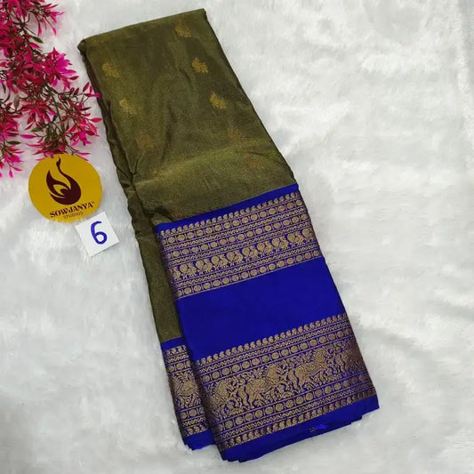 VINTAGE Seiko Gadwal Pattu Sarees - WAVE6