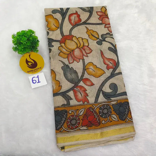 ORIGINAL PEDANA Kalamkari KOTA Cotton Sarees - BLEND61