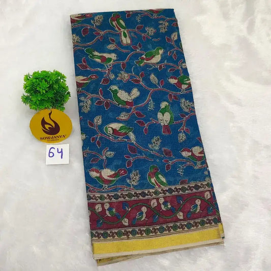 ORIGINAL PEDANA Kalamkari KOTA Cotton Sarees - BLEND64