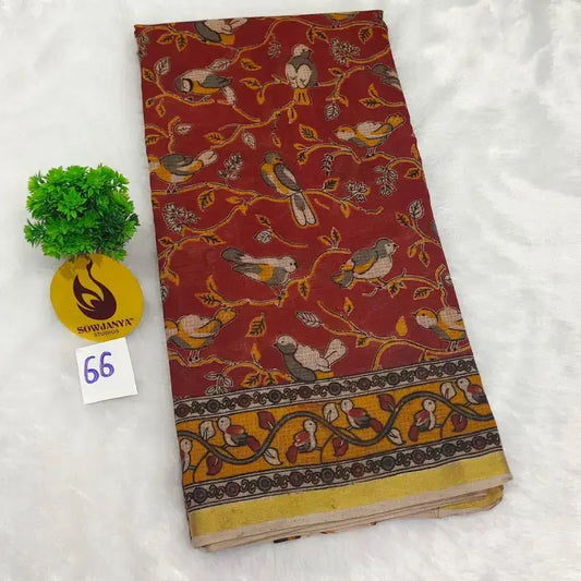 ORIGINAL PEDANA Kalamkari KOTA Cotton Sarees - BLEND66