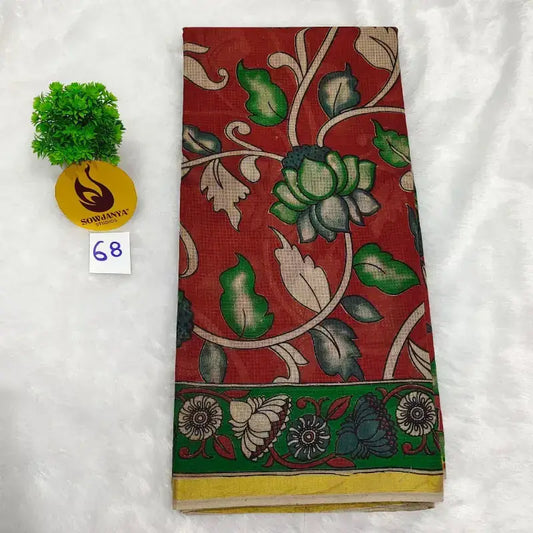 ORIGINAL PEDANA Kalamkari KOTA Cotton Sarees - BLEND68