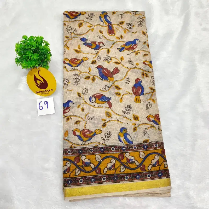 ORIGINAL PEDANA Kalamkari KOTA Cotton Sarees - BLEND69