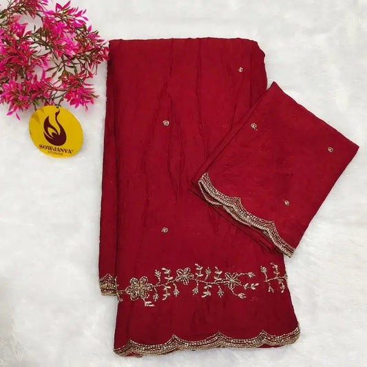 Rangoli Crush Beads Work Design - SPARK(MAR00N)