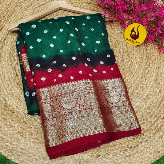 Original BANDINI Sarees with Blouse - CANDY21