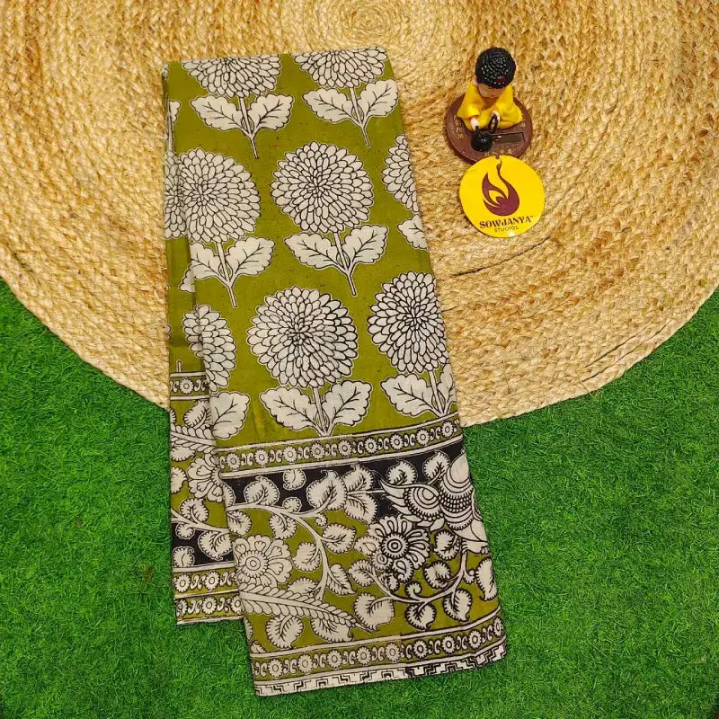 ORIGINAL PEDANA KALAMKARI Cotton Sarees - BOMMA69
