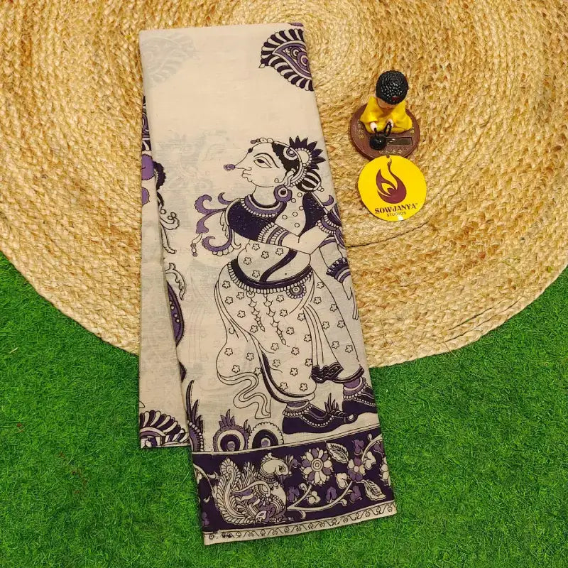 ORIGINAL PEDANA KALAMKARI Cotton Sarees - BOMMA62